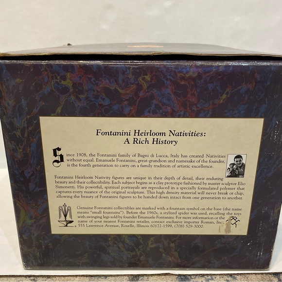 VTG 1997 Fontanini Nativity Village King’s Tent #50153 Italy w/Box Tested/Works - Picture 10 of 10